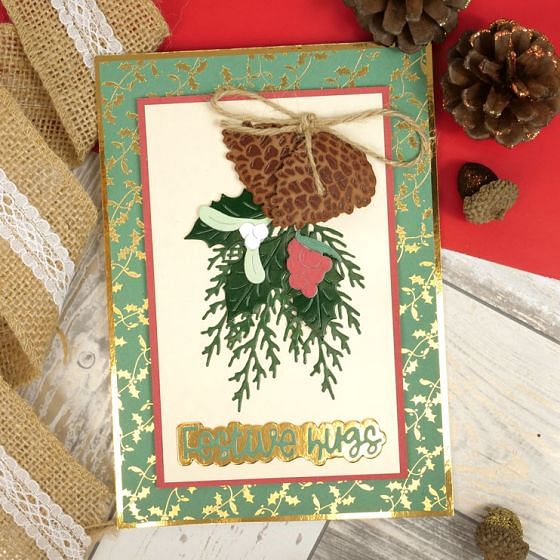 Moonstone Dies - Christmas Rose & Foliage | Hunkydory Crafts