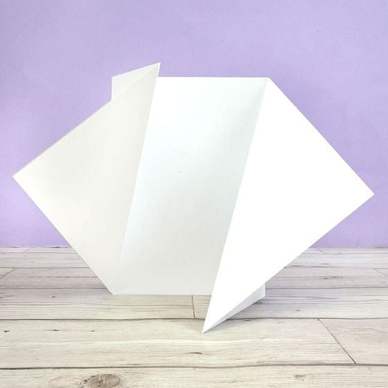Luxury Shaped Card Blanks & Envelopes - Side Twist Gatefold