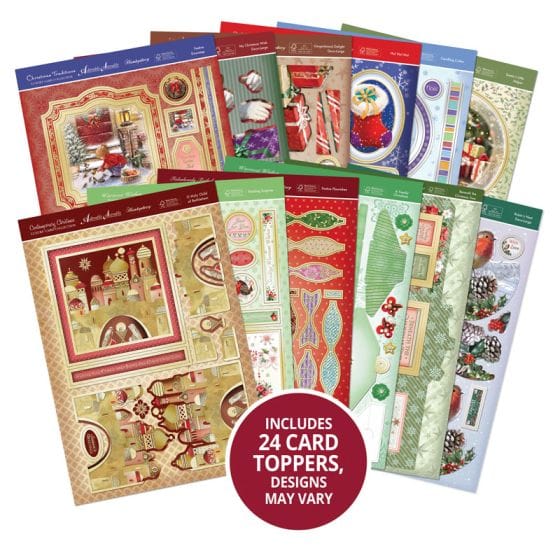 Christmas Card Toppers Variety Megabuy 24 Toppers Hunkydory Crafts