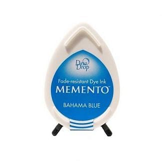 Memento Dew Drop Dye Ink Pad - Bahama Blue
