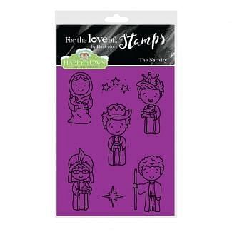 Happy Town Stamp Set - The Nativity