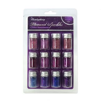 Diamond Sparkles Glitter - Pinks & Purples