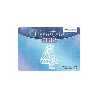 Moonstone Minis - Fancy Floral - Numbers - 4