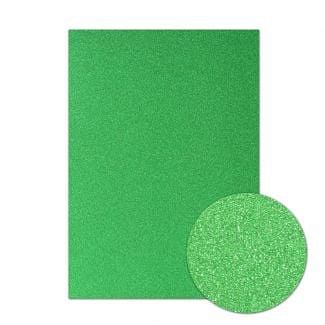 Diamond Sparkles Shimmer Card - Emerald Green