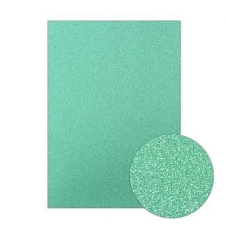 Diamond Sparkles Shimmer Card - Jade Green