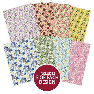 Adorable Scorable Pattern Packs - Cottage Florals