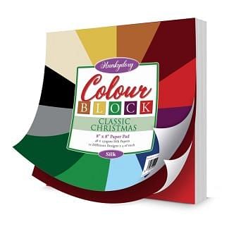 Colour Block Paper Pads - Classic Christmas - Silk