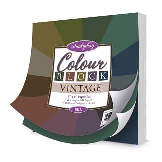 Colour Block Paper Pads - Vintage - Silk