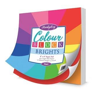 Colour Block Paper Pad - Brights - Matt