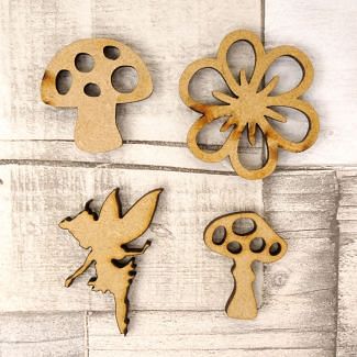 Fairy Blossoms MDF Shapes