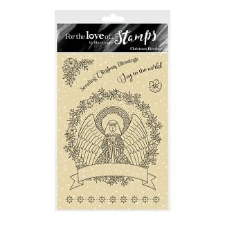 For the Love of Stamps - Christmas Blessings A6 Stamp Set