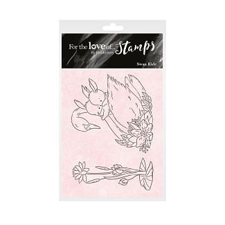 For the love of Stamps - Swan Ride A7 Stamp Set