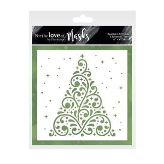 For the Love of Masks - Sparkles & Swirls Christmas Tree