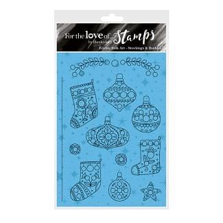 For the Love of Stamps - Stockings & Baubles