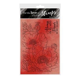 For the Love of Stamps - Pretty Poppies