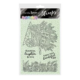 For the Love of Stamps - Snippables - A Woodland Story - Garden Cottage