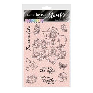 For the Love of Stamps - Snippables - A Woodland Story - Home, Sweet Home