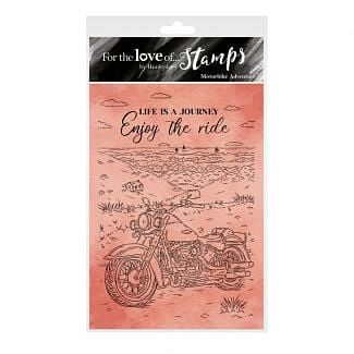 For the Love of Stamps - Motorbike Adventure A6 Stamp Set