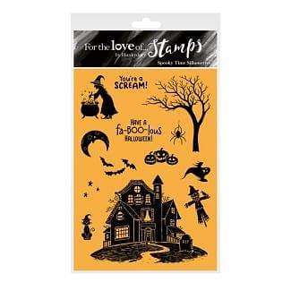 For the Love of Stamps - Spooky Time Silhouettes