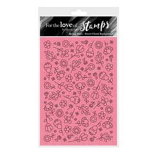 For the Love of Stamps - Sweet Floral Background