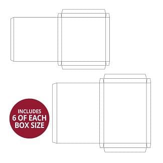 Handmade Card Boxes - Deep Square & Rectangle Collection