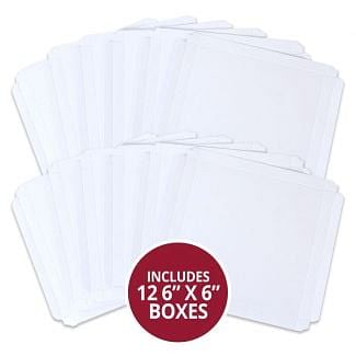 6" x 6" Deep Handmade Card Boxes - 12 x Boxes