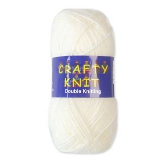 Crafty Knits Double Knitting Yarn - Cream