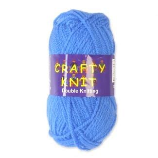Crafty Knits DK Yarn 25g - Mid Blue