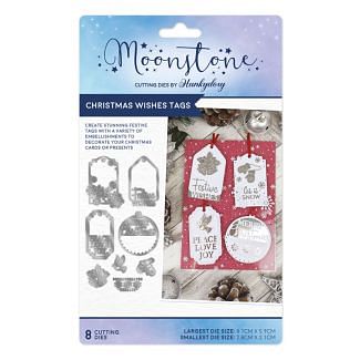Moonstone Dies - Christmas Wishes Tags