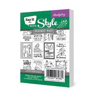 Say it with Style Pocket Pads - Cute Christmas