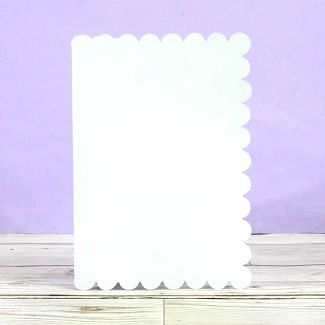 Scalloped-Edge-Edge Card Blanks & Envelopes - A6