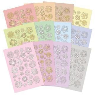 Pretty Pastels Stickables Self-Adhesive Flowers