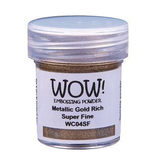 Wow Embossing Powders - Gold Rich Metallic - Super Fine