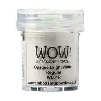 Wow Embossing Powders - Opaque Bright White -  Regular