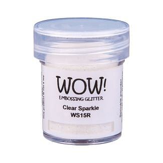 Wow Embossing Glitter Powders - Clear Sparkle - Regular