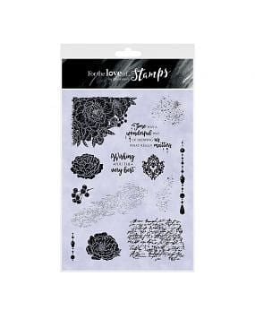 For the Love of Stamps A5 Stamp Set - Beautifully Distressed