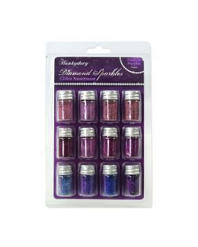 Diamond Sparkles Glitter - Pinks & Purples