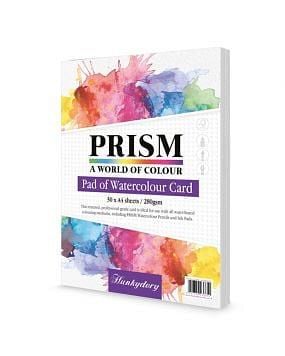 Prism Pad of Watercolour Card - A4 x 30 sheets