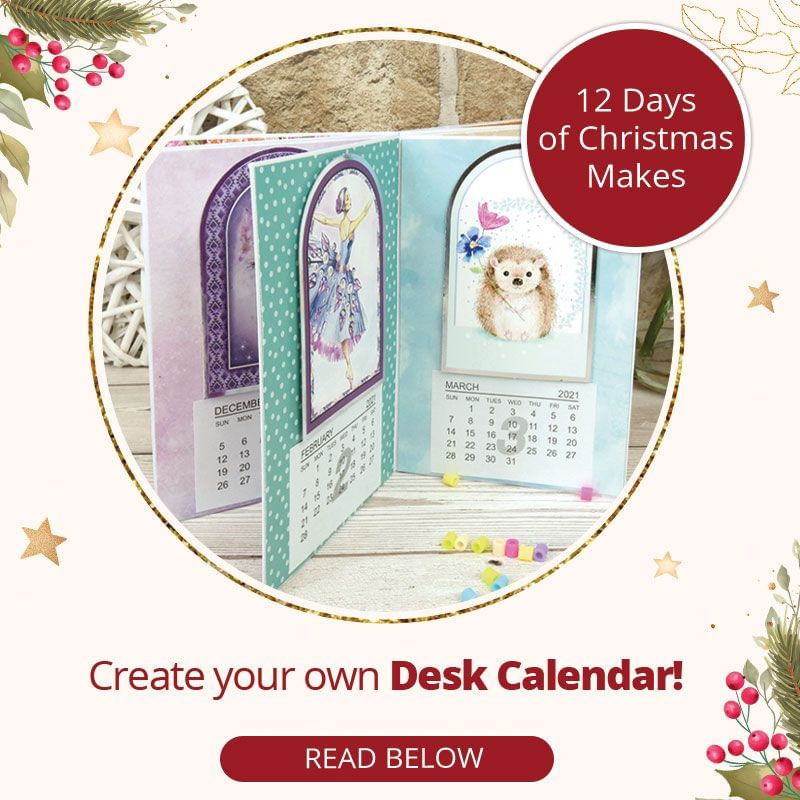 How to Make a Desk Calendar | Hunkydory Crafts