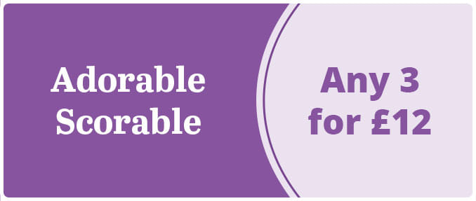 Scorable Adorable Scorable - Any 3 for £9.99 | Hunkydory Crafts