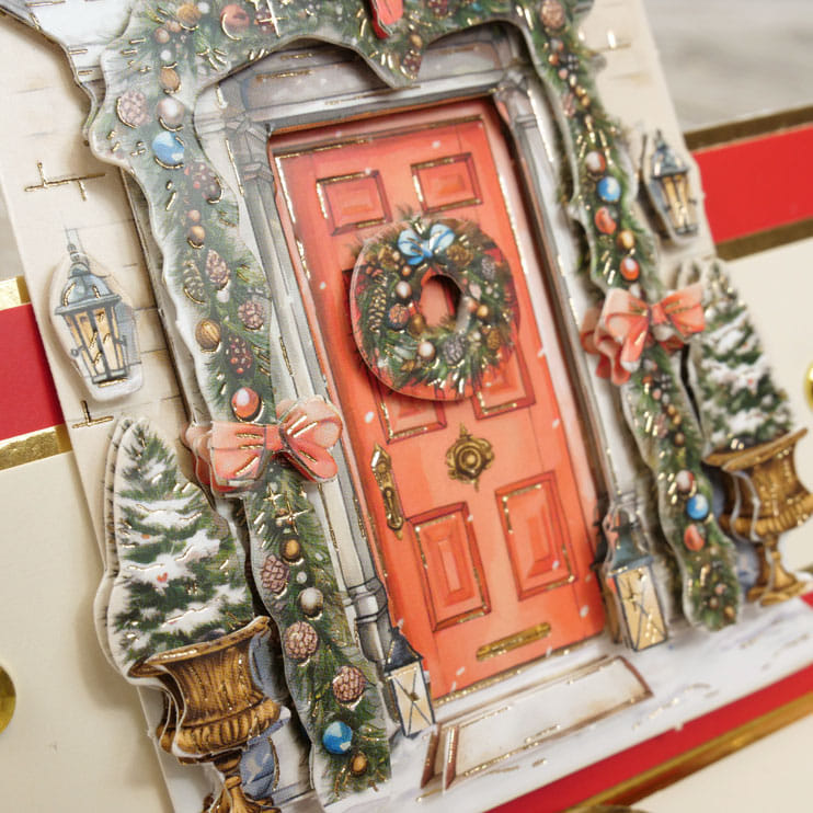 Katy Sue Decoupage-Kollektion „Christmas Is Coming“ – 12 Bögen Mit Weihnachtsmotiven, Gestanzt
