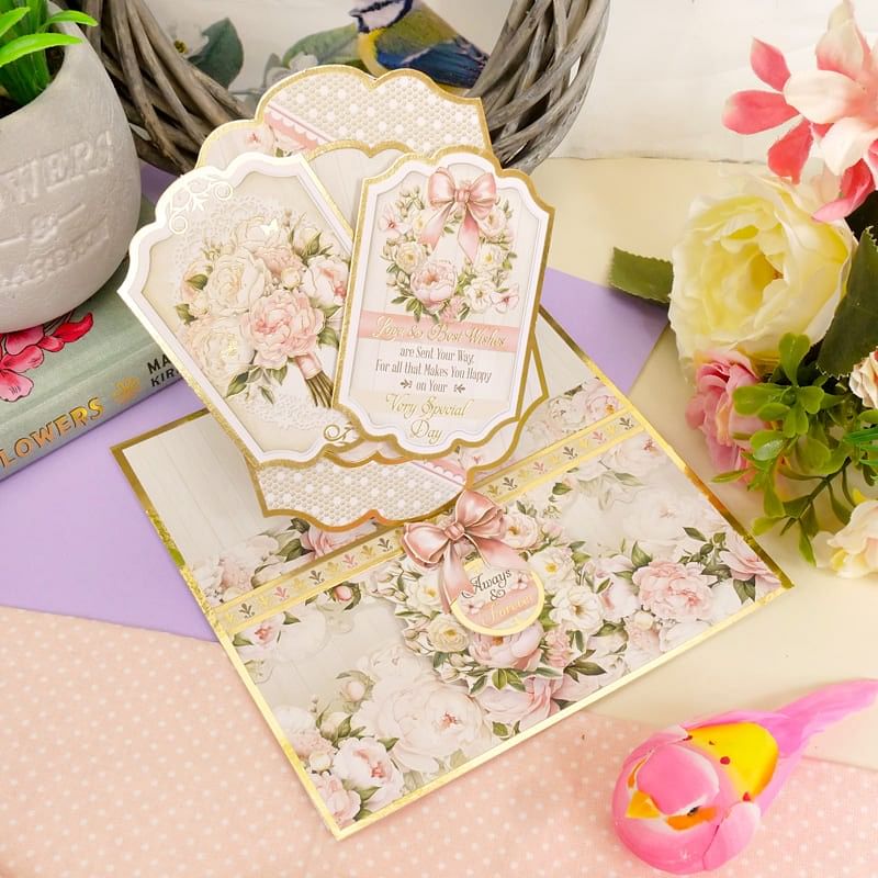 Perfect Peonies Diamond Gift Gallery | Hunkydory Crafts