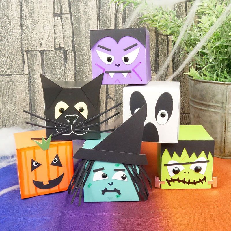 How To Make Halloween Box Characters 