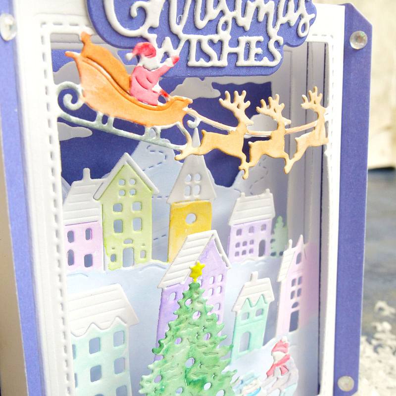 Live Launch - Christmas Shadow Box Panels | Hunkydory Crafts