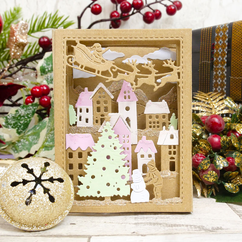 Live Launch - Christmas Shadow Box Panels | Hunkydory Crafts