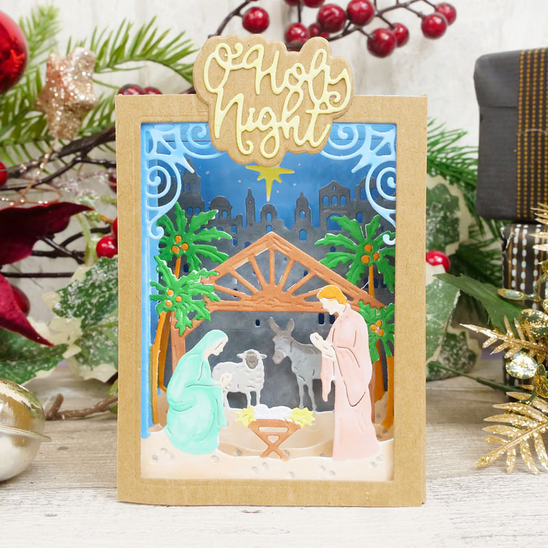 Live Launch - Christmas Shadow Box Panels | Hunkydory Crafts